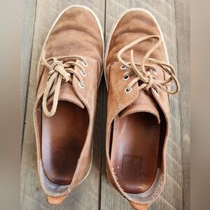 Men's Brown Leather Frye Tan Casual Shoes Sneakers Sz 11